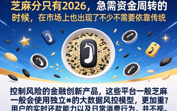 2026芝麻的口子，详细阐述五个金融创新秒下不要芝麻分的软件