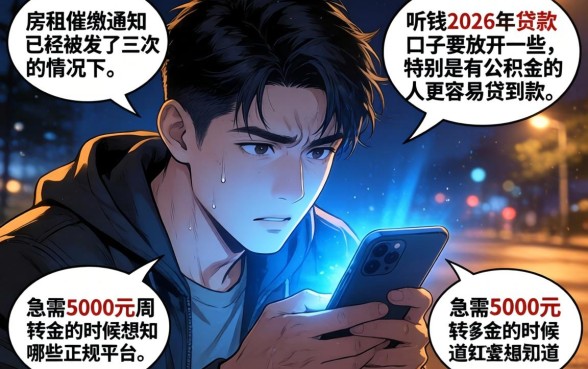 2026能下5000的口子，陈列5个公积金快速贷款软件