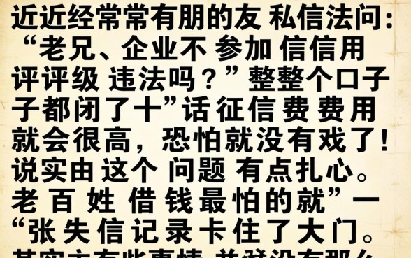 企业不上征信违法吗，理出5个不看征信查询的软件