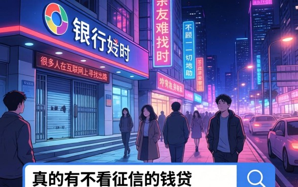 不看征信借款10000，归集5个双黑户必下款的口子