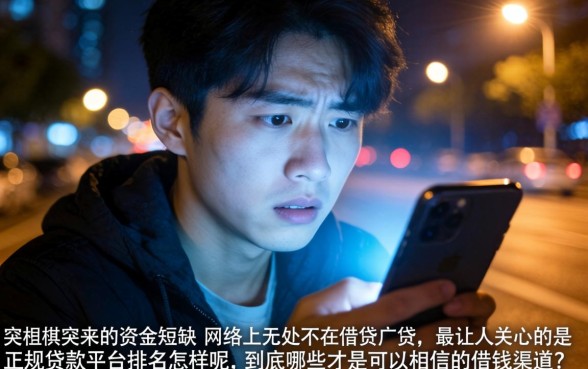 网上正规贷款平台排名，胪列5个值得信赖的借钱口子