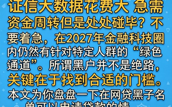 2026网贷黑户能下款的口子，理出五个高能分期贷款软件新秀