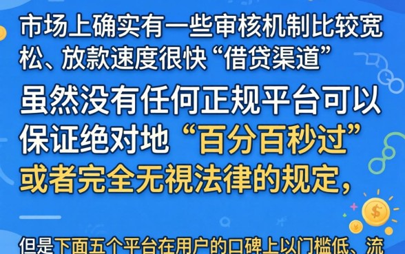 这些是贷款口子好下款的，规整5个借款无视黑白无视年龄100%秒过app
