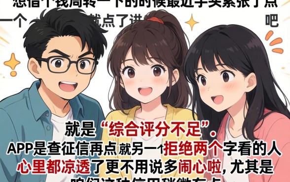 综合评分不足贷款口子，热忱推荐5个手机上可以借钱的口子