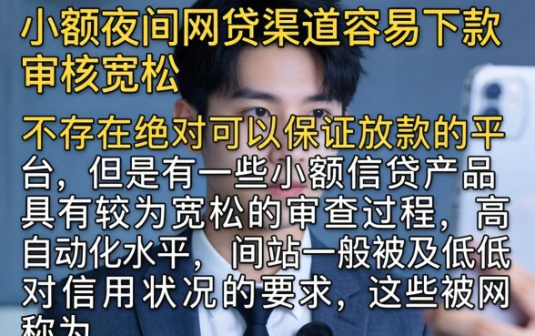 哪些714网贷容易下款,概览五个无视黑白100%秒下网贷小额夜间口子