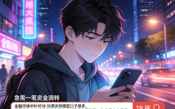 18到55周岁借款口子，罗列五个满19岁可以借款的口子