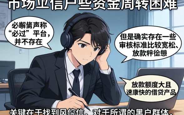 额度高审核快容易下款，精选5个网贷黑户必过平台