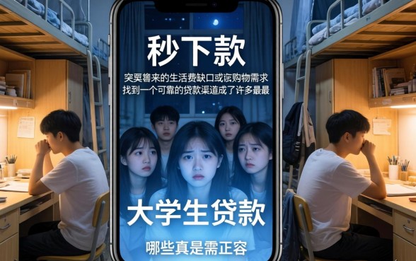 容易下款的大额网贷口子总结，概括五个大学生可以使用的app