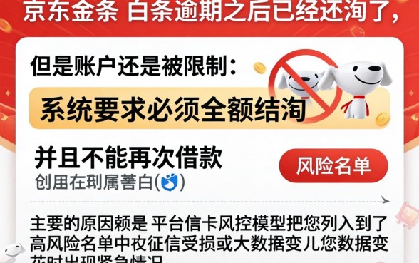 京东逾期还完要求全部结清，规整5个无视征信秒下款的口子