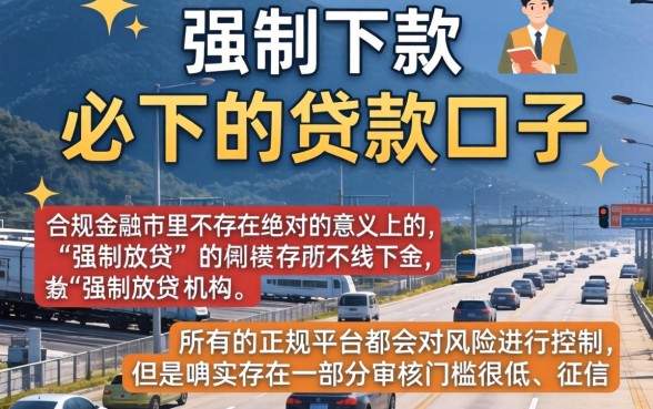 有没有强制下款的新口子，条列5个高炮必下的新口子