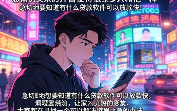 有什么贷款软件容易放款快，规整五个比较好的小额贷款软件