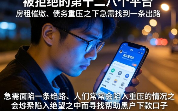 黑户下款口子链接怎么弄，条列5个征信不好负债高的app