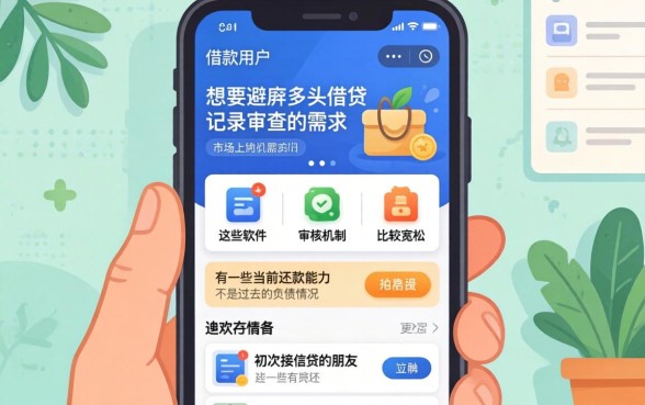 就第一次借容易下款，汇整五个不看欠款的贷款软件