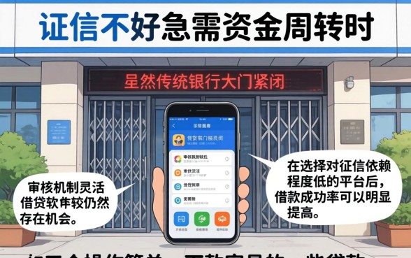 征信不良怎么借贷，梳理五个简单容易贷款软件