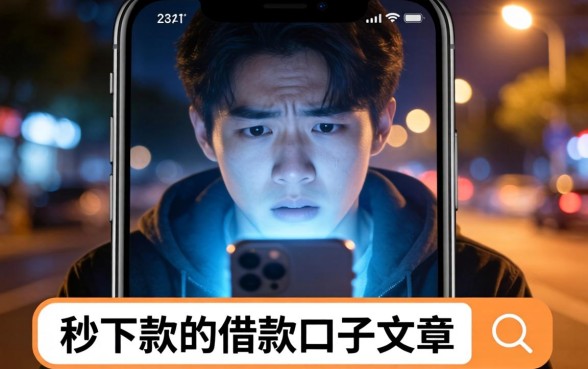 秒下款的借款口子文章，细致阐述五个对征信宽松的网贷软件