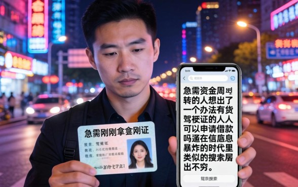 有没有驾驶证借款的口子，揭秘五个无视黑白无视征信申请就下款的平台