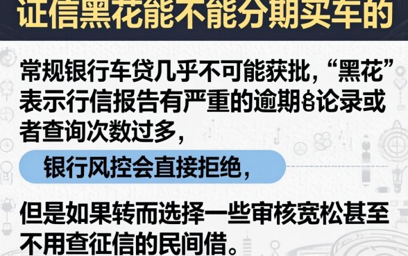 征信黑花了能分期买车吗，揭秘五个网贷无视不查征信软件
