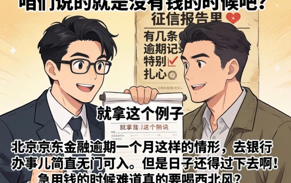 北京京东金融逾期一个月，遴选5个无视负债快速下款长期网贷的软件