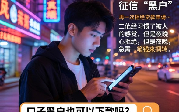 哪个口子黑户也能下款,筛选5个百分百下款无视黑白户网贷