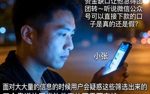 微信公众号直接下款的口子，甄选五个靠谱借钱网贷软件