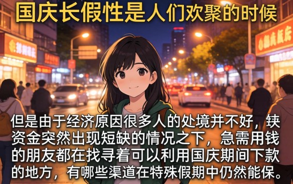 国庆期间会下款的口子，精选五个满19岁可以借款的平台