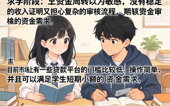 审核简单易下款的口子，深入剖析5个大学生可以使用的软件