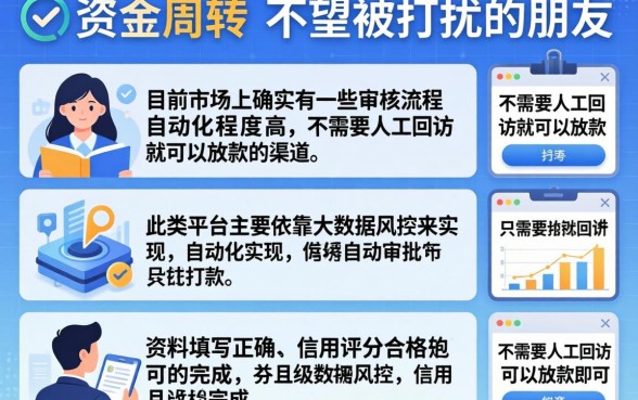 发几个无回访下款的口子，遴选五个轻松贷10万的软件