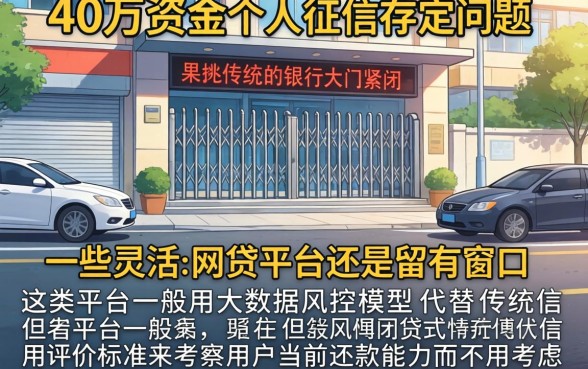 哪里能一次性贷款40万，甄选5个失信人员可以借钱的网贷平台