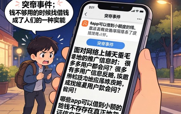 哪些app可以借钱小额度的，理出五个无视黑白100%秒下网贷口子