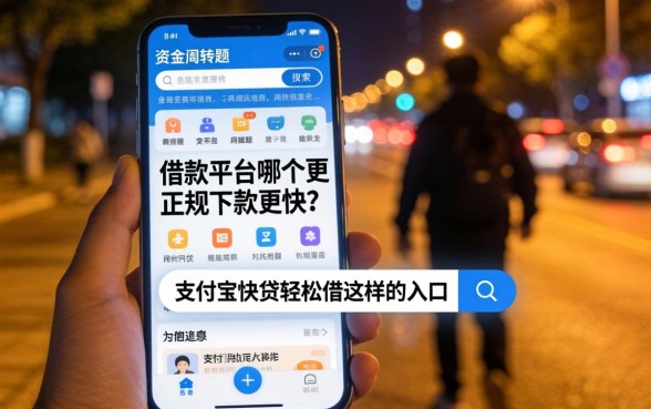 借款平台哪个更正规下款快,筛选5个支付宝快贷轻松借软件