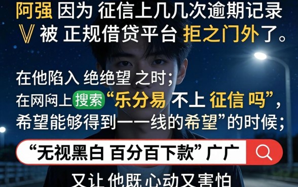 乐分易不上征信吗，陈列5个不看征信无视黑白百分百下款网贷app