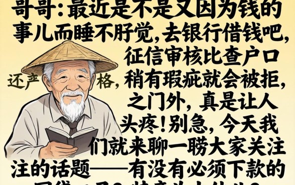 有没有必下款的网贷口子，遴选五个贷款10万比较容易的口子