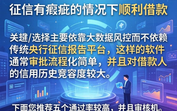 哪个平台借钱更容易，汇整五个真正不查征信的贷款软件