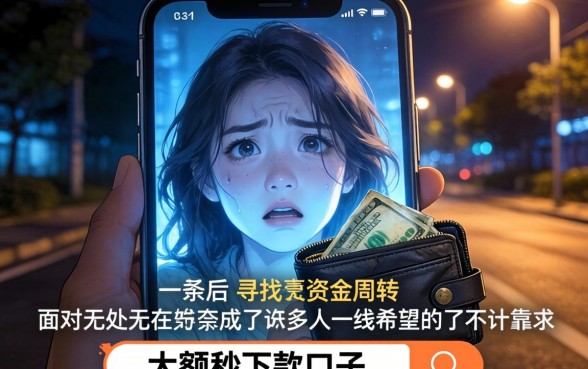 大额秒下款的口子，条列五个靠谱的借款软件