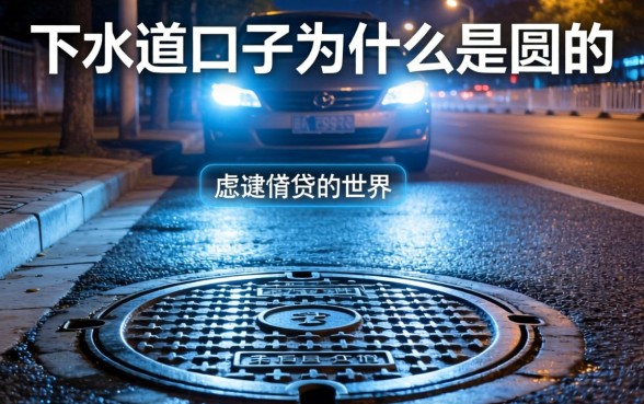 下水道的口子为什么是圆的，细致阐述五个无视综合评分不足的网贷