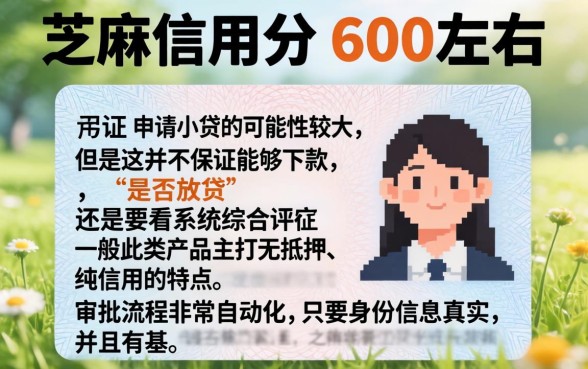 小额贷款凭身份证,梳理5个芝麻信用600贷款app