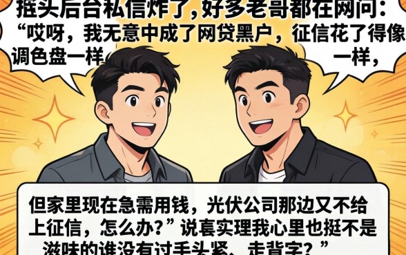 光伏公司不上征信怎么办,规整五个黑户成功获取大额贷款的软件