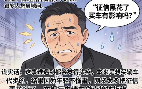 征信黑花了会影响买车吗,详细阐述五个不看征信无视黑白百分百下款口子