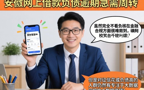 安徽网上借款负债逾期协商，详细阐述5个不看负债秒下款的网贷平台