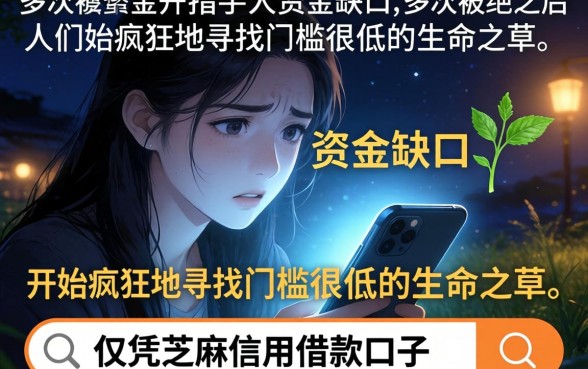仅凭芝麻信用的借款口子,归纳五个最新无视黑白户网贷口子