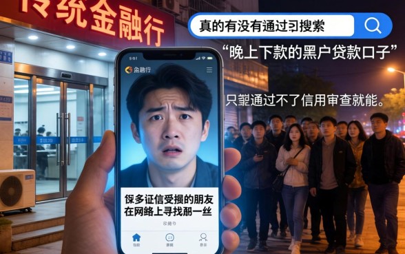 晚上下款的黑户贷款口子，梳理五个网贷平台门槛低一点的app