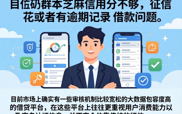 大学生的芝麻信用贷款口子，胪列五个无视逾期大数据花户黑户软件