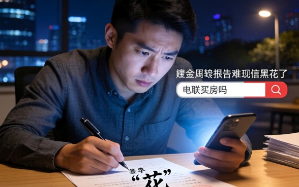 征信黑花了能打电联吗买房,整理5个真正无视征信花的平台