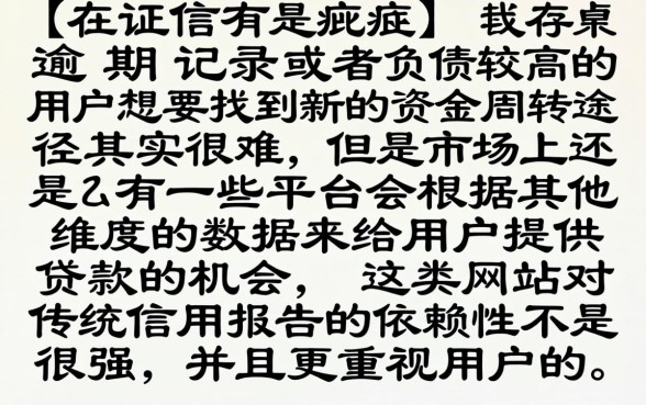 逾期小贷还能下款的平台，揭秘5个不看年龄征信负债的app