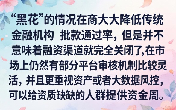 征信黑花了还能借贷吗，详尽说明5个无视黑白户最新口子