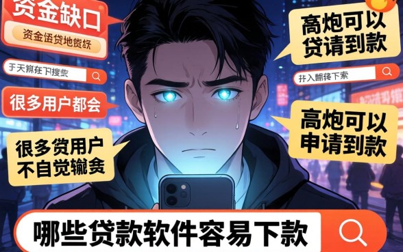 哪些贷款软件特别容易下款,精选5个高炮能下款的软件