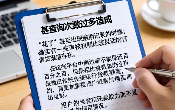 征信黑花了可以办吗，甄选五个逾期太多仍可下款的平台