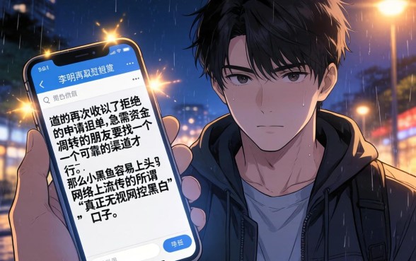 小黑鱼容易下款吗，甄选5个真正无视风控黑白的网贷口子