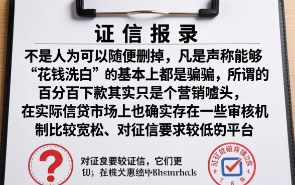 征信花了怎么删除，概览5个不看征信无视黑白百分百下款软件