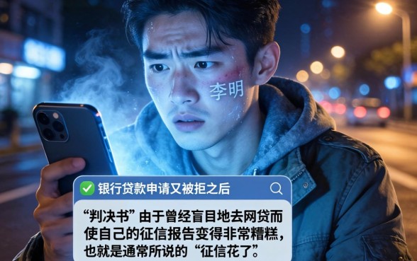 征信花了可以恢复吗,细致阐述5个网黑全拒能下款的口子